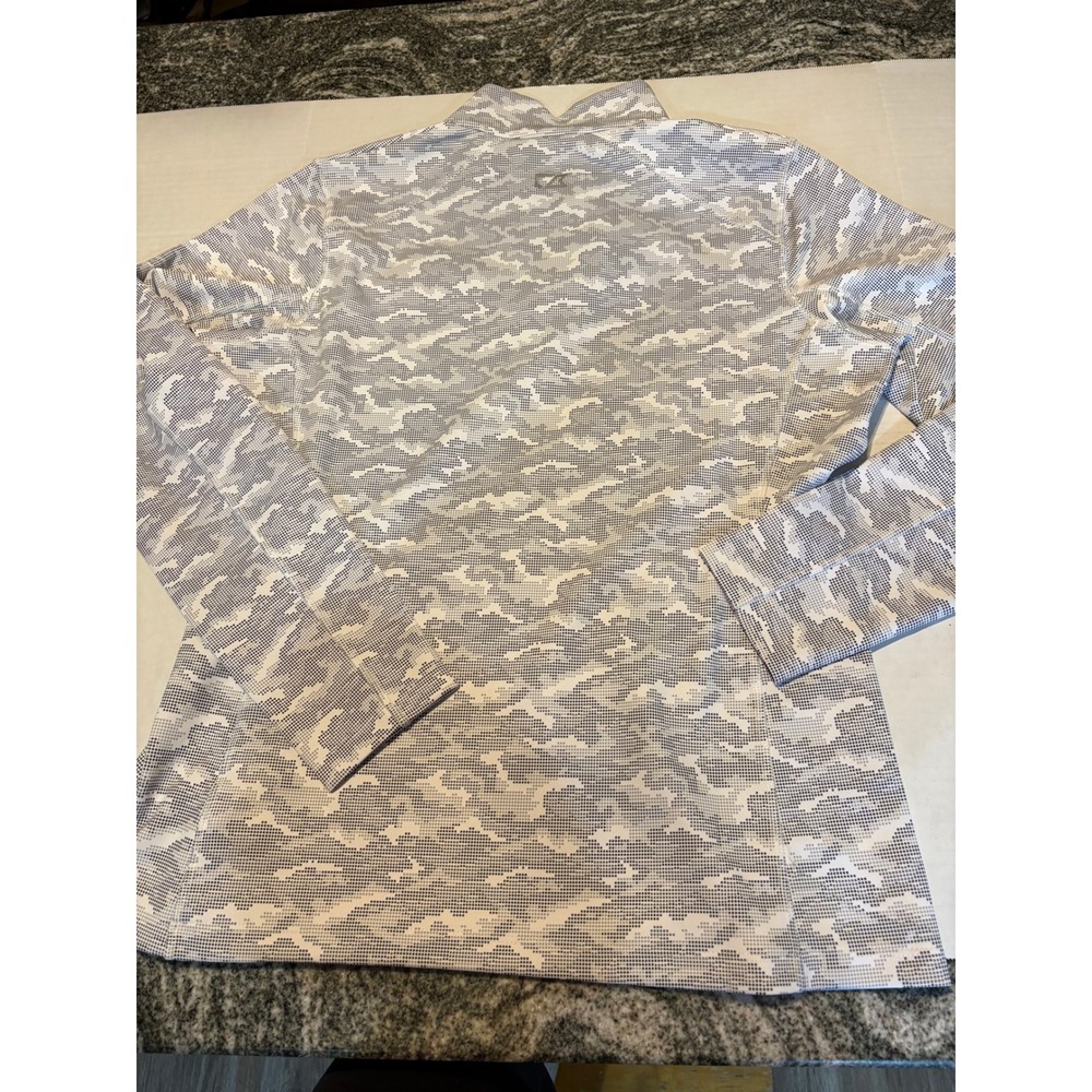 Cutter & Buck Syracuse Orange Camo 1/4 Zip Pullover Long Sleeve Shirt Women's S - Picture 4 of 4